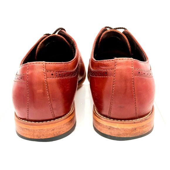 Stacy Adams Dickinson Cognac Leather Cap-Toe Oxford Men’s size 10M